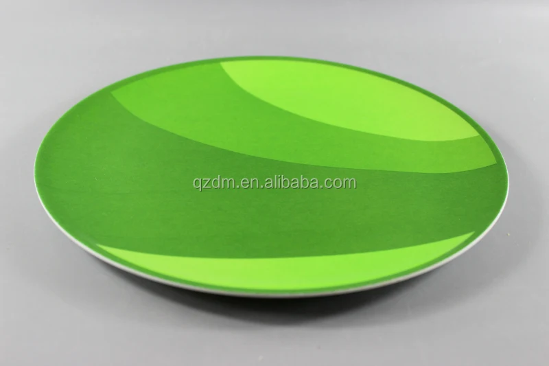 Green Color Melamine Dish