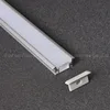 Guzhen eletrophoresis aluminium frame for led panel, extrusion led strip aluminium ground profile with thick PC cover