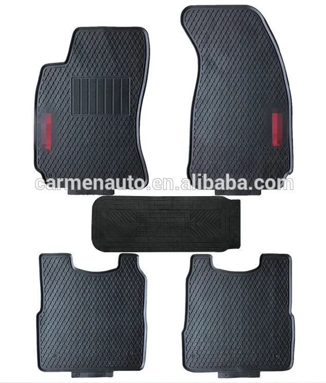 Full Set Pvc Car Floor Mats Car Accessories Rubber Car Mat For