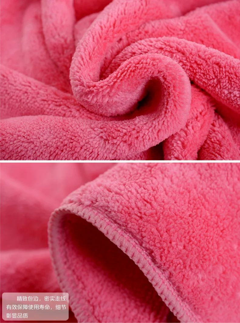 Wholesale 100 Polyester Coral Fleece Facecloth Microfiber Sweat Towel