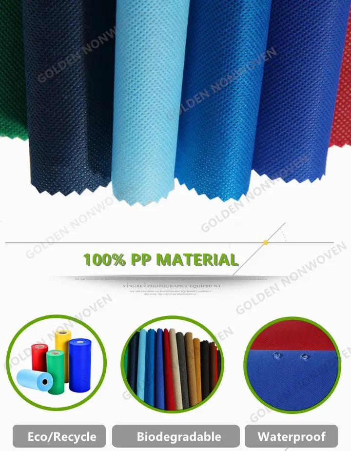 170gsm recycled pet spunbond nonwovens fabric/pp spun bonded non woven fabric textiles