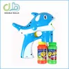 Happy Dolphin Battery Operated Toy Bubble Blowing Gun w/ 2 Bottles of Bubble Liquid (Colors May Vary)