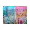 Holographic Rainbow Film/Natural PVC/ PET Candy Twist Sequin Film For Hard Toffee Candy