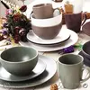 Matt color glazed stoneware dishware set ceramic tableware set chinese supplier