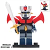 Superheroes Anime Mini action Figure Mazinger Z Ultraman Altman Alien Predator Voltron building block men