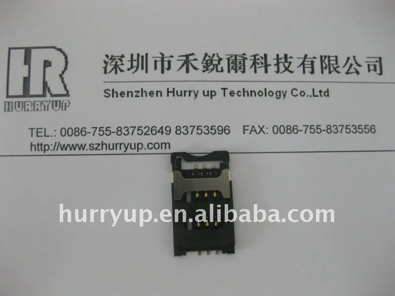 GSM/GPRS module Sim card socket /push push type Simcard holder