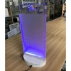 Shopping Blue Color LED Lights Rotating LED Display Stand USB Charger Display for Iphone USB Charger Display for Iphone