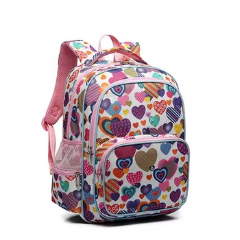 Love Pattern Flower School Bags Elementary Student Backpack Love Pattern Flower School Bags Elementary Student Backpack