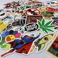 20Pcs No Repeat DIY Stickers For Skateboard Laptop Luggage Snowboard Phone Toy Styling Home Decor Stickers