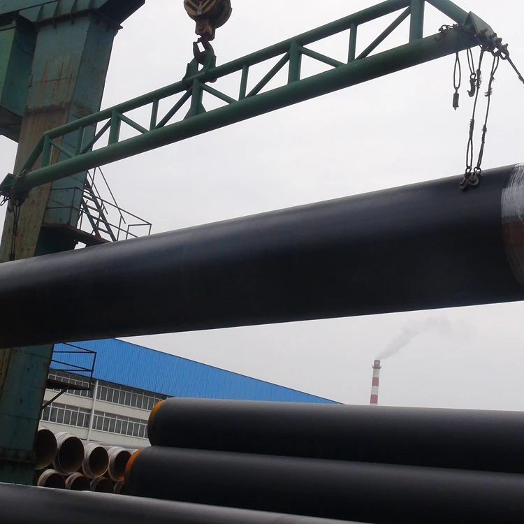 Large Diameter Underground Lightweight Black Preinsulated Plastic