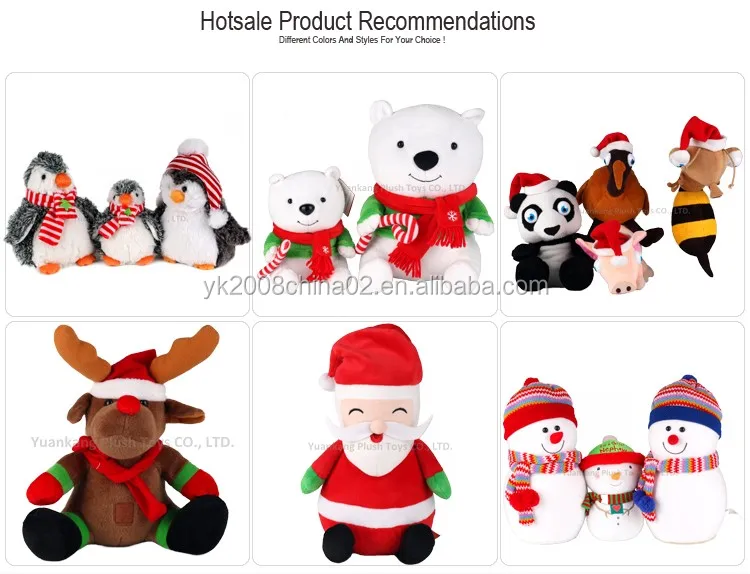 Manufacturer custom festival christmas gift promotion soft plush animal penguin toy