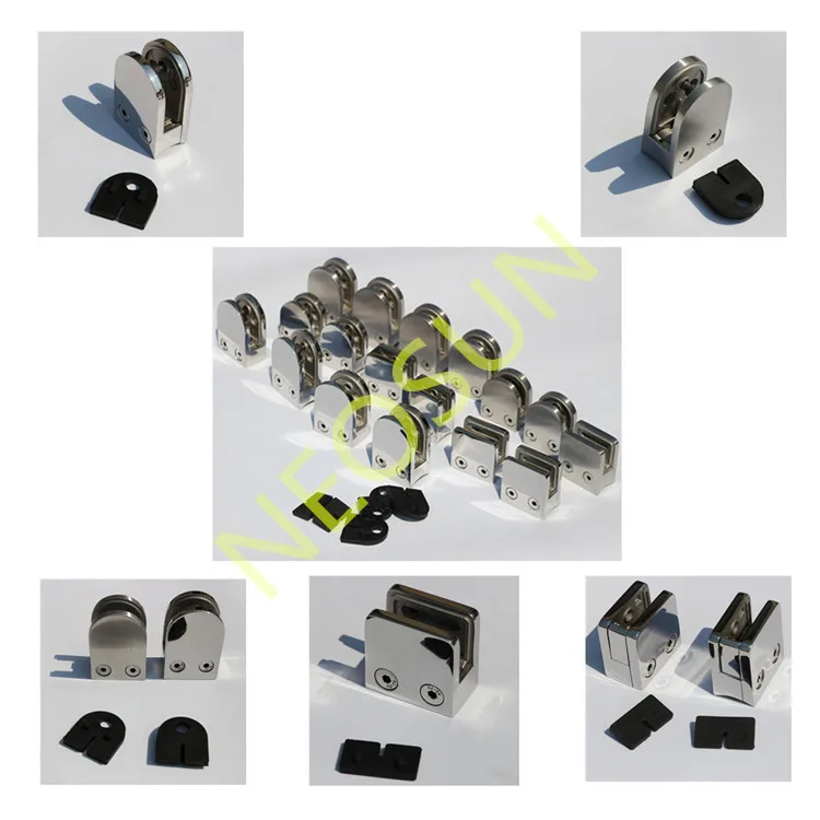 Custom stainless steel rail glass clamp.jpg