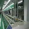 led light production assembly line and roller conveyor