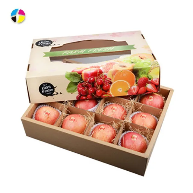 Fresh Fruit Apple Packaging Corrugated Apple Carton Box For Fruit - Buy ...