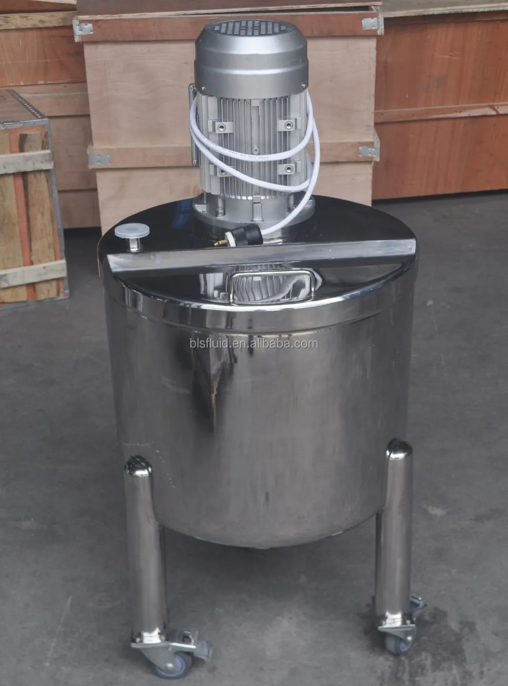 Steel Bath Soap Making Machine / Industrial Paddle Mixer Vertical