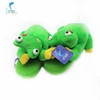 OEM custom winter indoor frog animal kids slippers