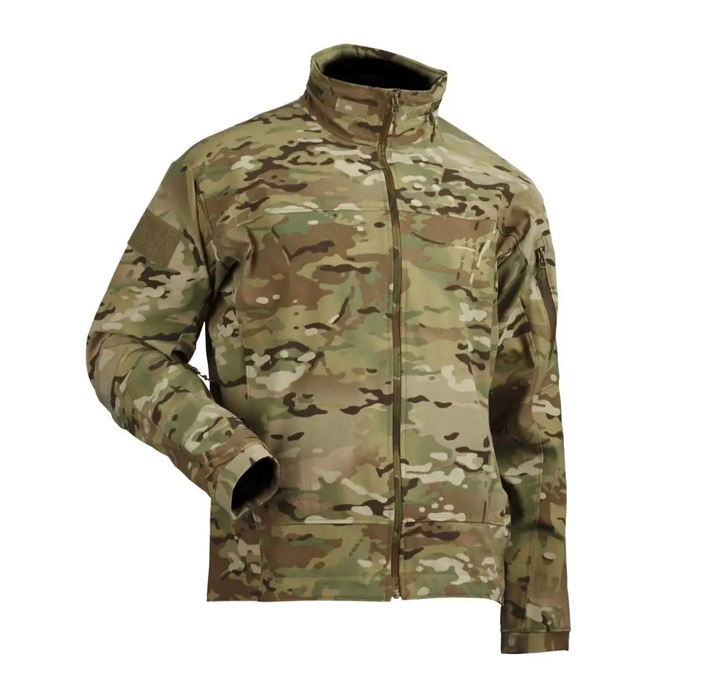 Mens Lightweight Quick Dry Breathable Wild Camo Soft Shell Jacket Outer ...