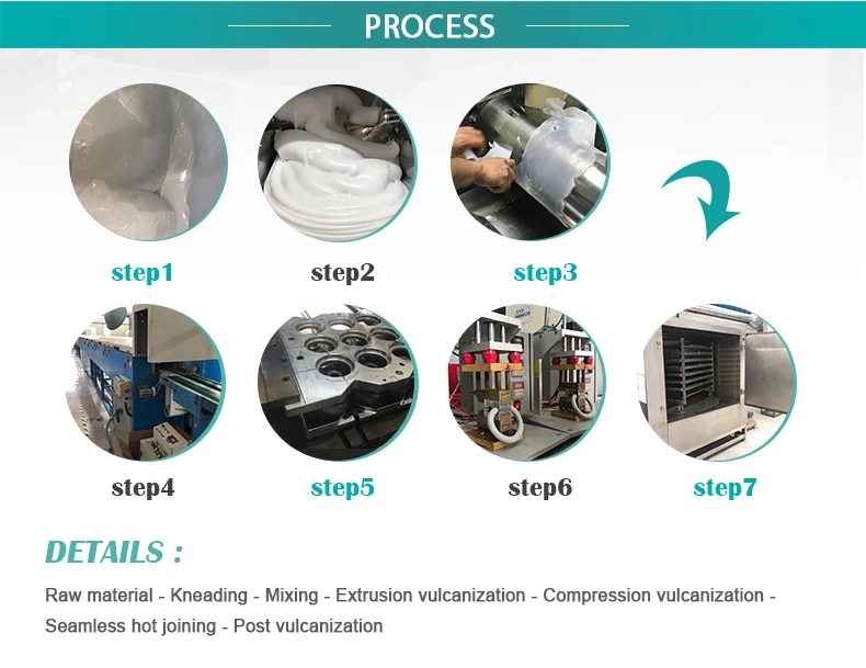 good quality Customized size solid silicone rubber dust seal for Commercial appliances