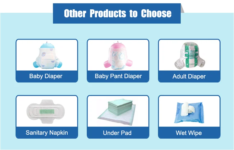 Nice printed disposable baby diaper for Africa market