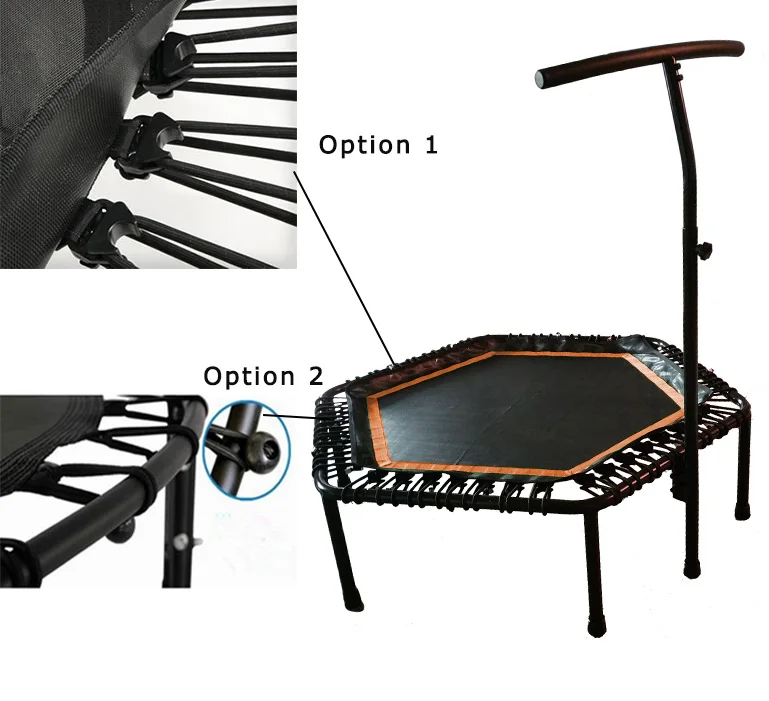 Createfun Adult Indoor Bungee Cord Jumping Rebounder Gymnastic Fitness