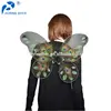 China Wholesale Free Sample K2537 Peacock Feather Wings Party Decoration Feather Butterfly Wings With Plastic Straps