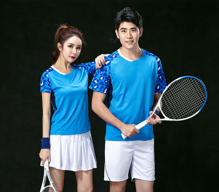 Fashion Designer Brand Name Couple Badminton/tennis Uniform - Buy ...