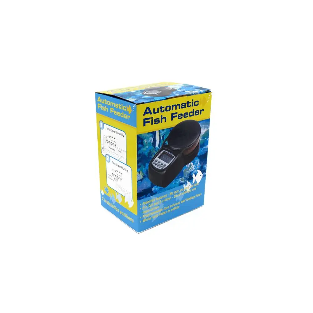 Pet supplies adjustable pet feeder waterproof automatic fish feeder for aquarium