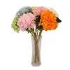 China supplier short stem 46cm long high grade silk wedding wholesale artificial hydrangea flowers