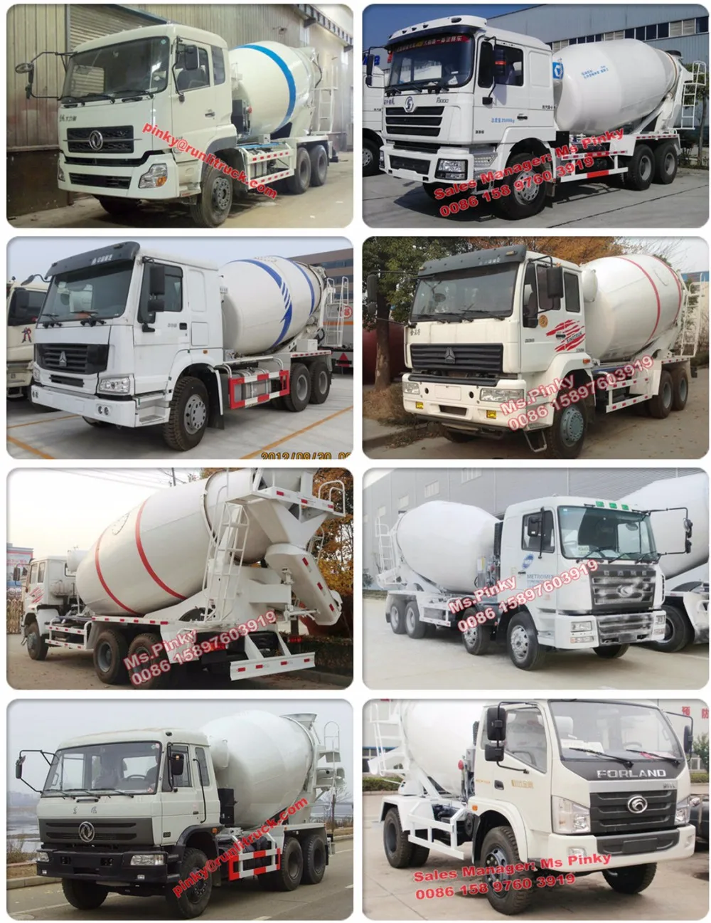 Right Hand Drive Camc Mixer Truck 12000liters Concrete Mixer Trucks Export Fiji Best Price For