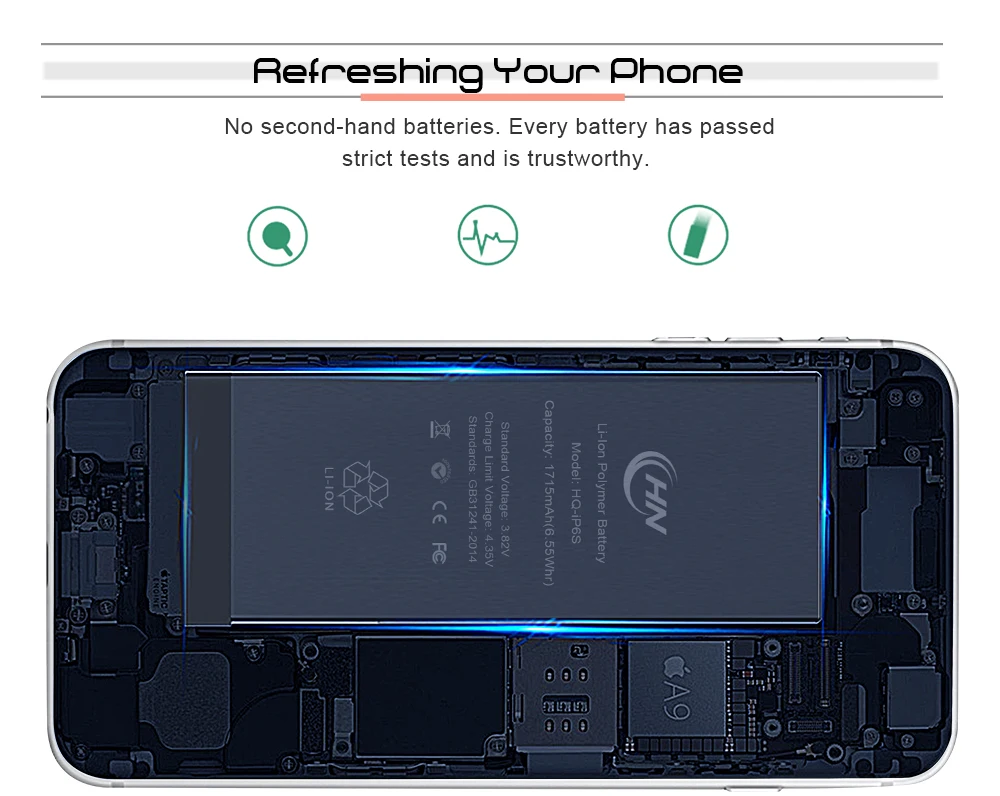 Factory Price Best Sell New Replace Lithium-poly Battery For iphone Original Replacement