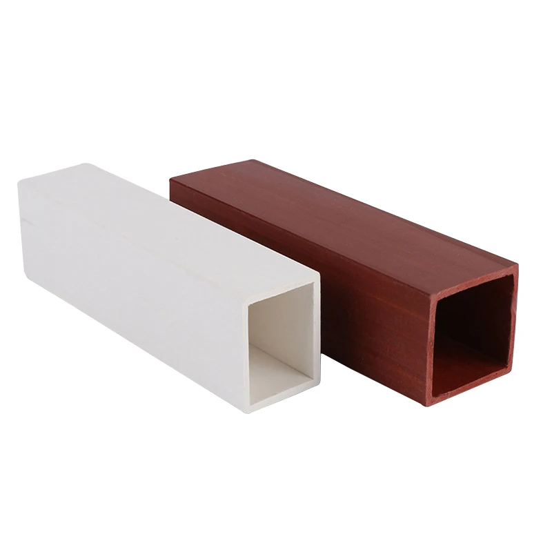 Ecowood Waterproof Home Partition Durable Pvc Wpc Hollow Timber Tubes