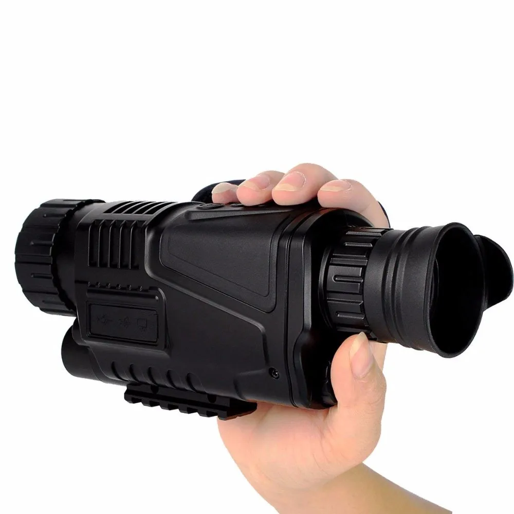 Night Vision Monocular With 5x Magnification And 40mm Objective Lens