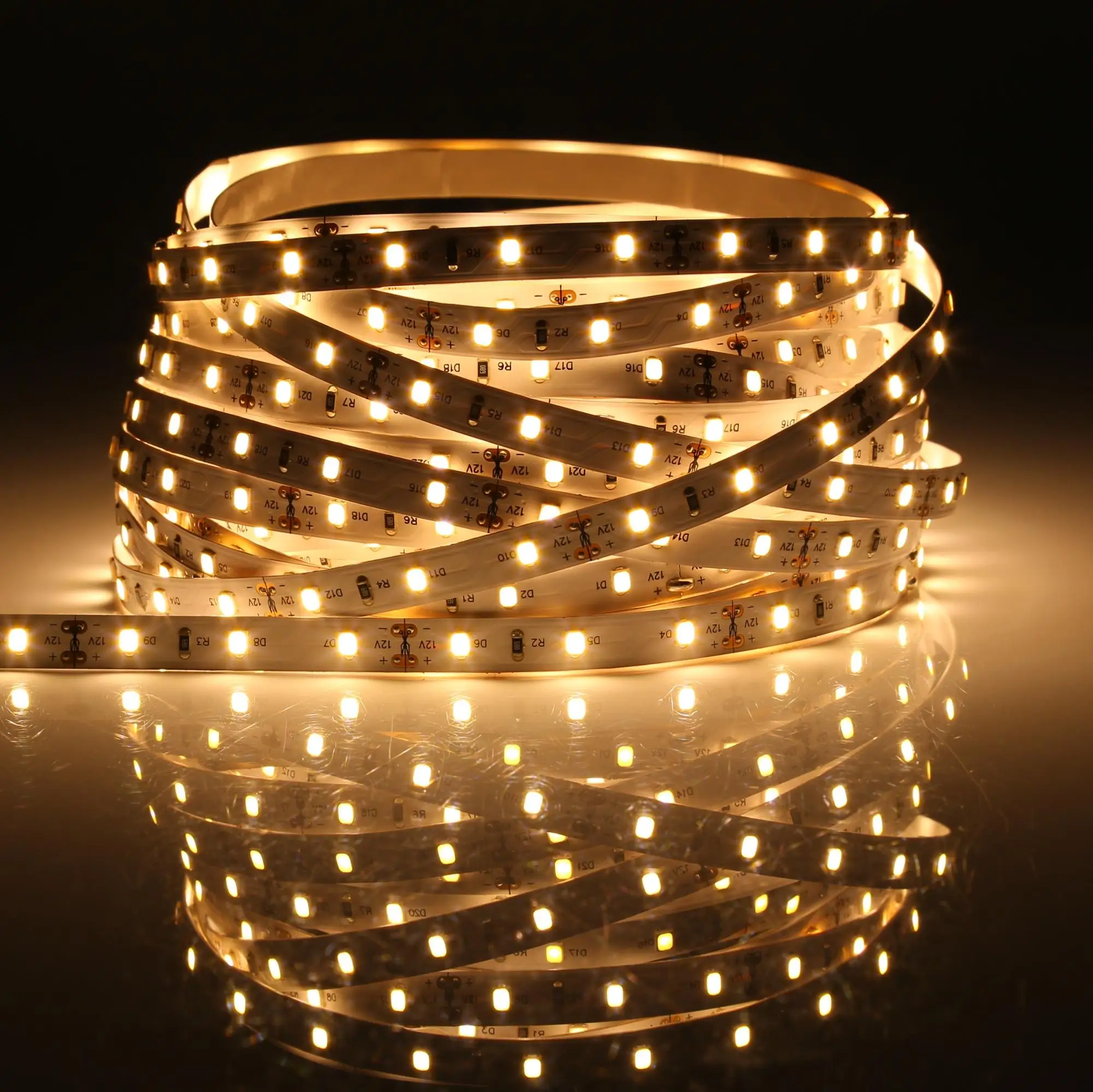 uwatt dc12v 60 led/m 2835 9 w 柔性 led 灯条