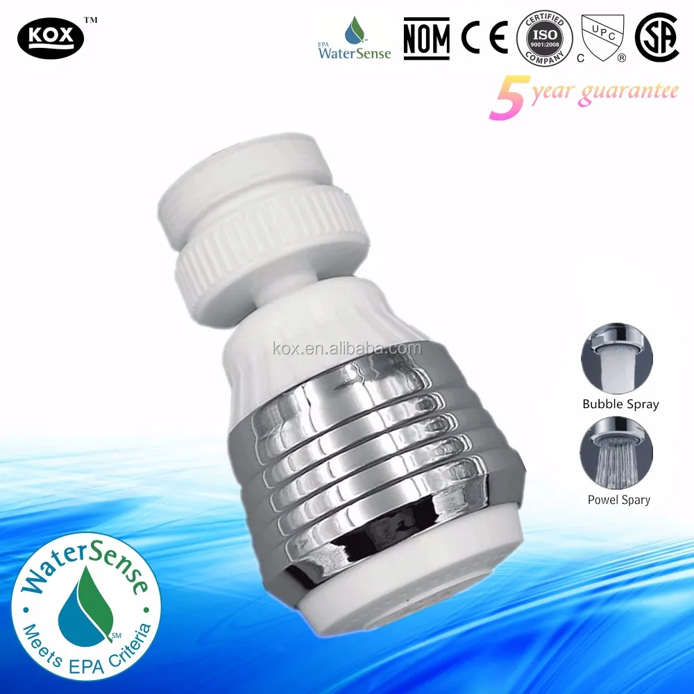 Simply Conserve Low Flow 1 5 Gpm Dual Spray Swivel Faucet Aerator