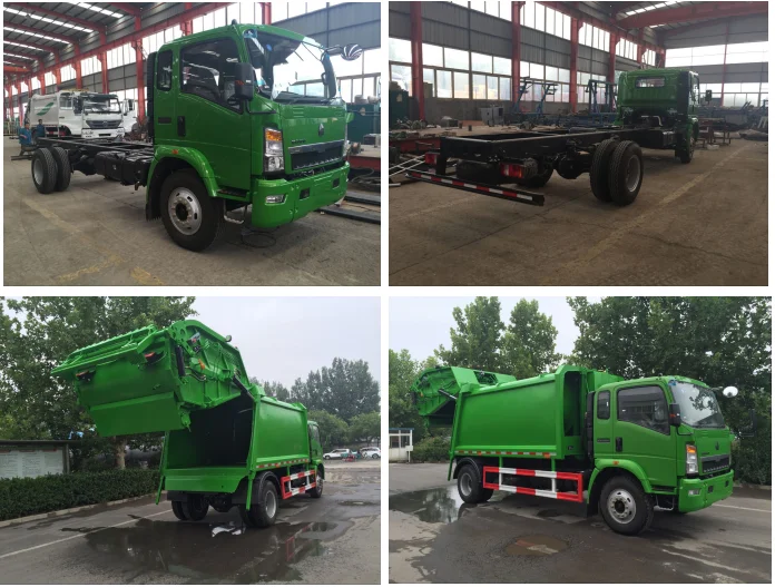 Garbage Truck Company Small Size Compactor Garbage Truck For Sale In