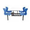 Cheap School Canteen Room Folding Dining Table Metal Cafeteria Table For Sale