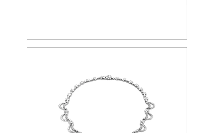 Exquisite silver chain white pure pearl necklace