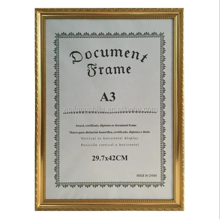 7/"x 5/" Picture Frame Plastic Photo Frame Certificate Poster Home Decor GM3329 UK