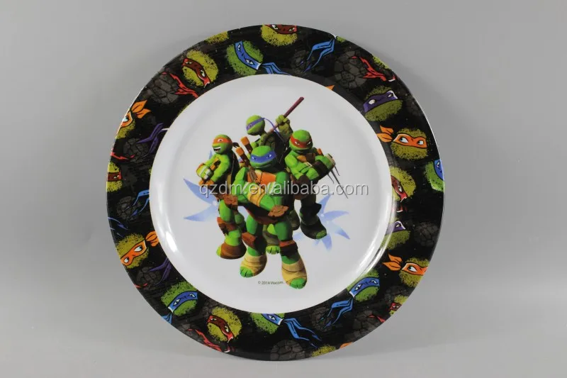 Custom Print 8" Melamine Dinner Plate for Boys