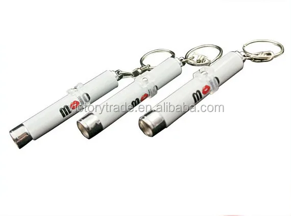 Wholesale multi-function mini metal micro torch light led flashlight keychain