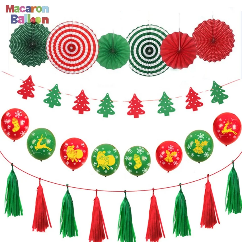 Seasonal Decor Wreaths Garlands Swags 33 Pcs Christmas