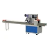 Automatic flow pack packaging machine used in food industry for bread cake biscuit