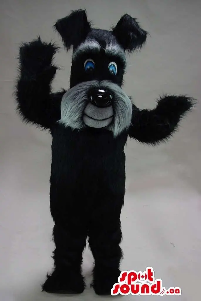 black schnauzer plush