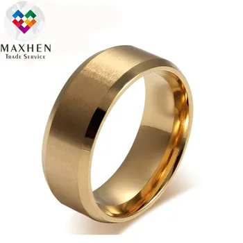Aliexpress Ebay Hot Ing Er Price 18k Gold Simple Stainless Aliexpress Ebay Hot Ing Er Price 18k Gold Simple Stainless Steel Rings For Man Matt Effect