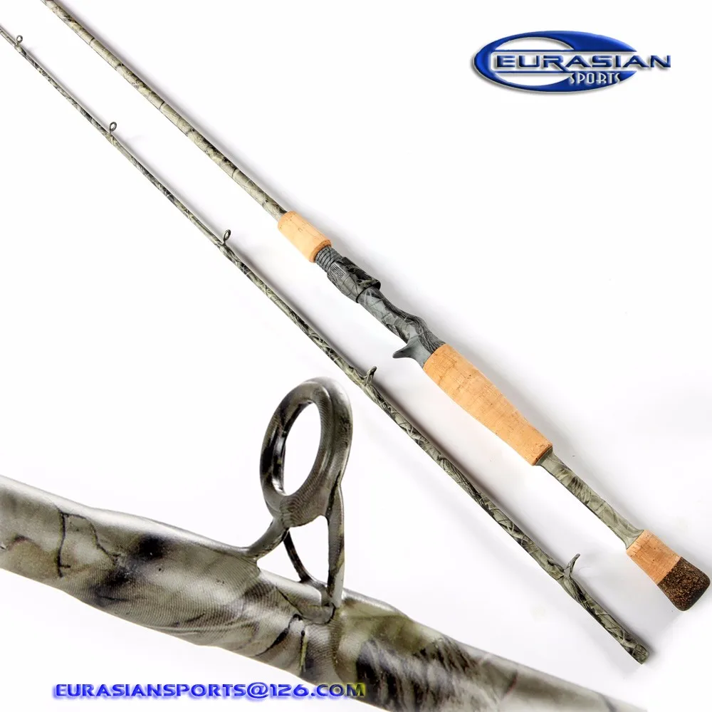 Para Camo Rod 2.10m 1050g 2 Sections Usa Oak Disruptive Pattern Carbon