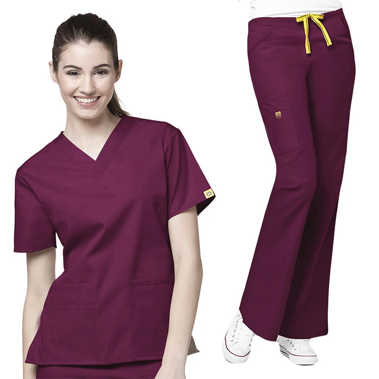 2017 Alibaba Premium Medical Supplier New Fashion Nursing Scrubs