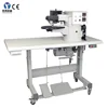 Industrial automatic shoe and leather gluing and folding machine