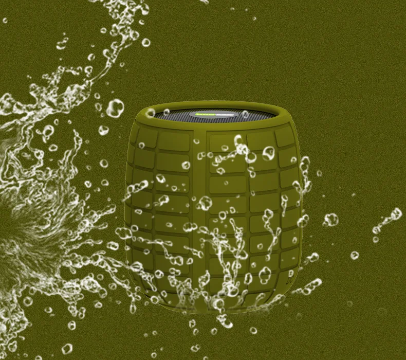 Bluetooth Wireless Portable Mini Waterproof Smart Outdoor Hand Grenade Bomb Speaker