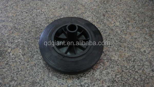 8 inch solid rubber wheels for trash bin