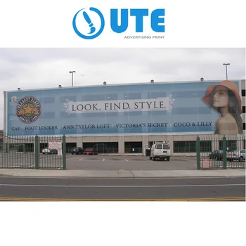 Large Construction Banner Printed Site Mesh Banner Outdoor